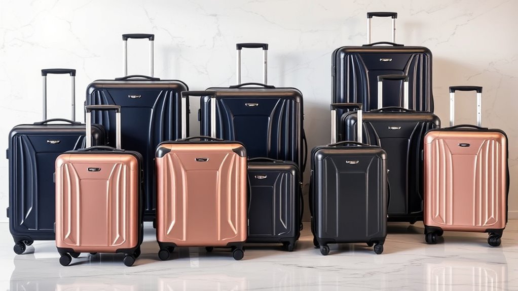 luxury expandable luggage sets