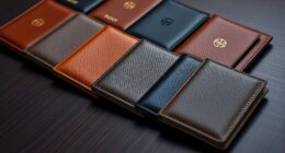 luxury leather passport sets
