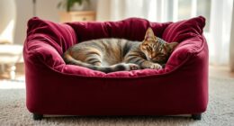 luxury orthopedic cat beds