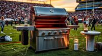 luxury portable tailgate grills