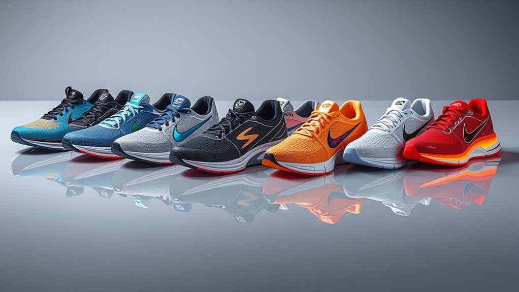luxury running shoe selection