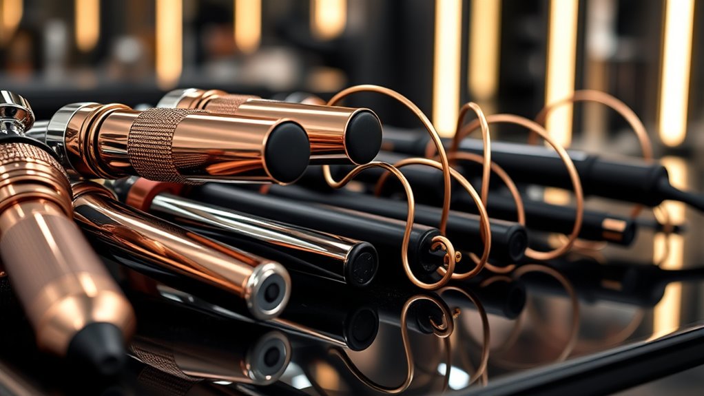 luxury salon quality curling tools