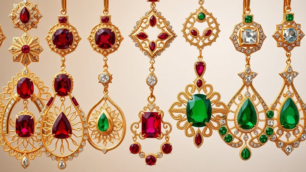 luxury statement earrings collection