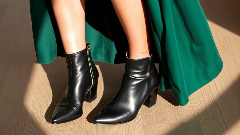 maxi and midi shoe pairings