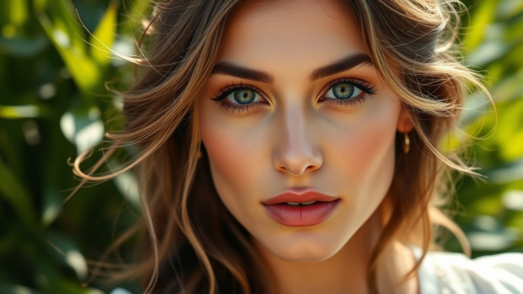 natural minimal glowing beauty