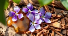 natural resin wood floral