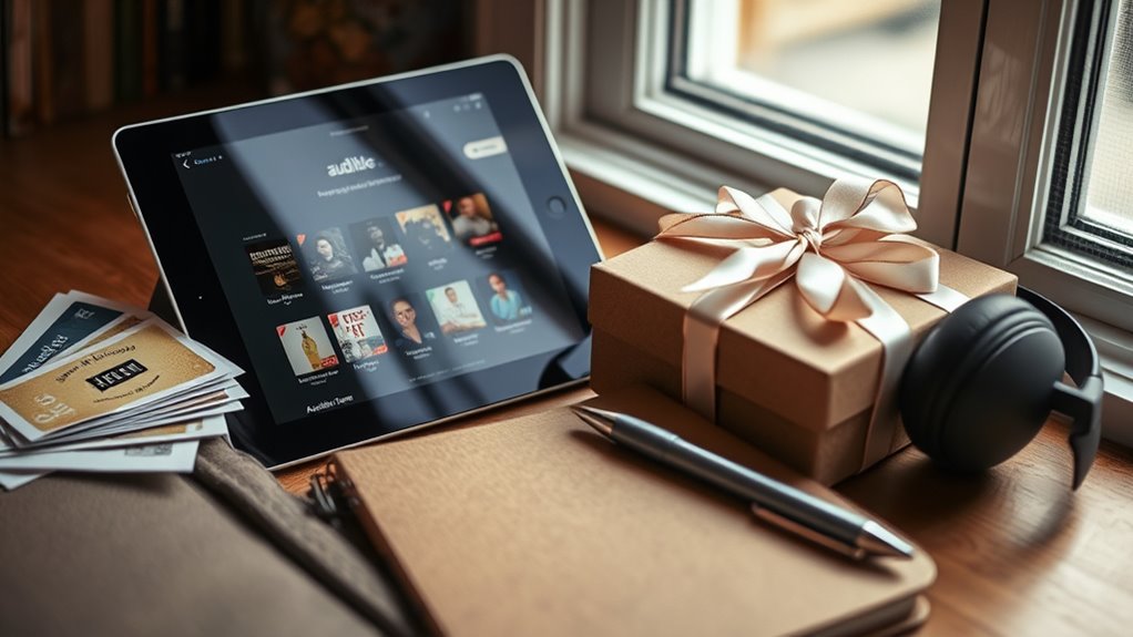personalized audible gift choices