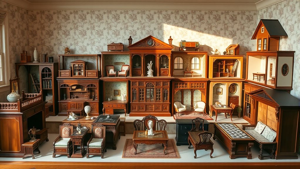 premium wooden dollhouse collections
