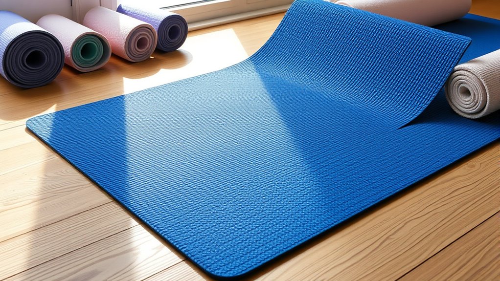 premium yoga mats with joint support