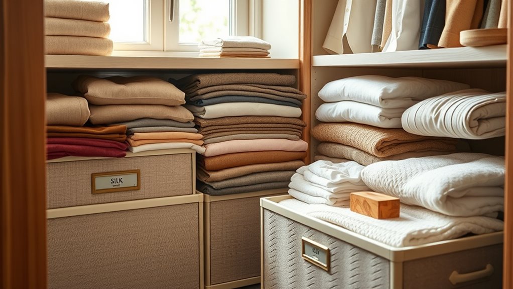 proper storage for delicate fabrics