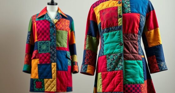 quilted patchwork coat fashion