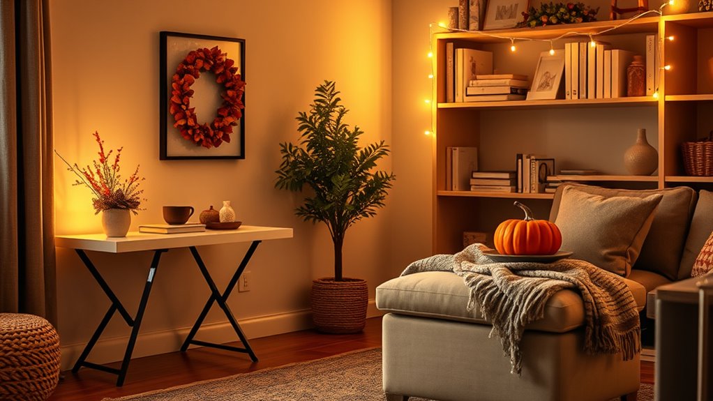 seasonal decor without clutter