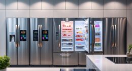 smart refrigerators with touchscreens