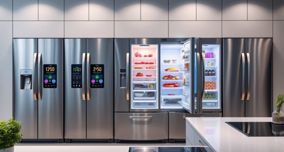 smart refrigerators with touchscreens