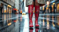 stylish durable rain footwear