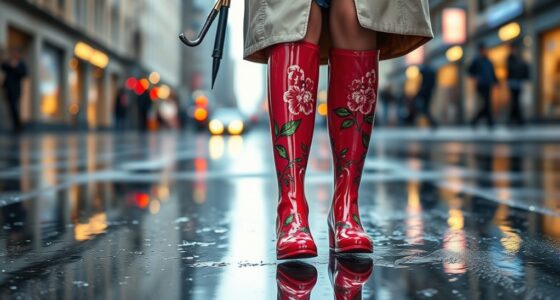 stylish durable rain footwear