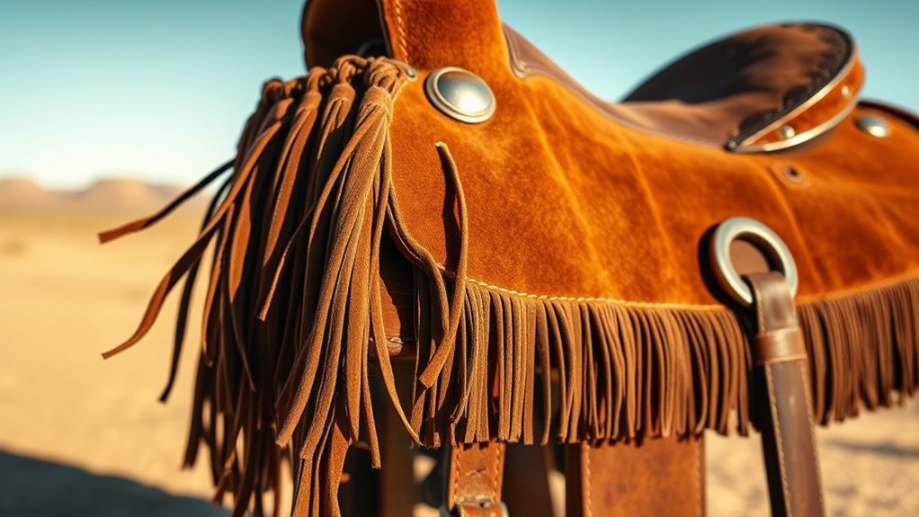 suede fringe western tale
