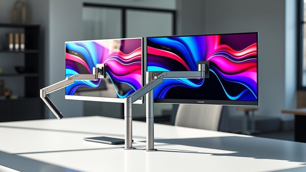top dual monitor arm options