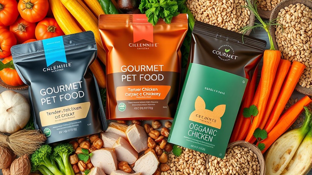 top gourmet pet food brands