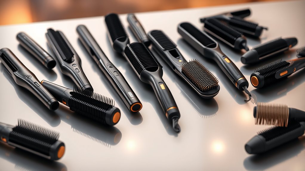 top luxury hair straightening brushes