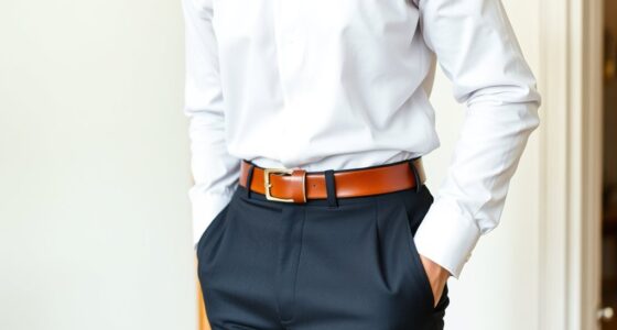 tuck tie belt for proportions