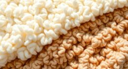 warm plush textured fabrics