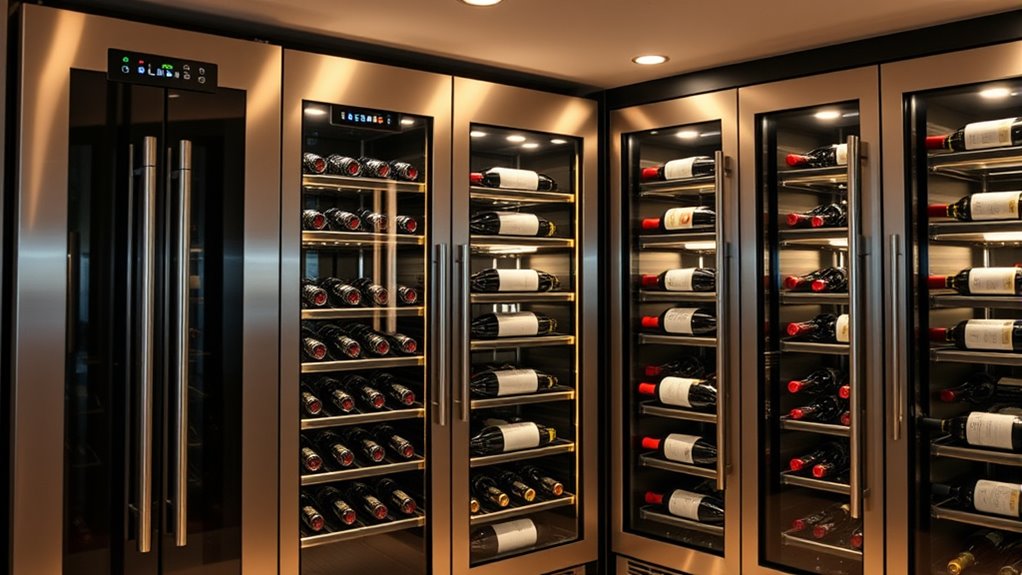 wine storage customization features