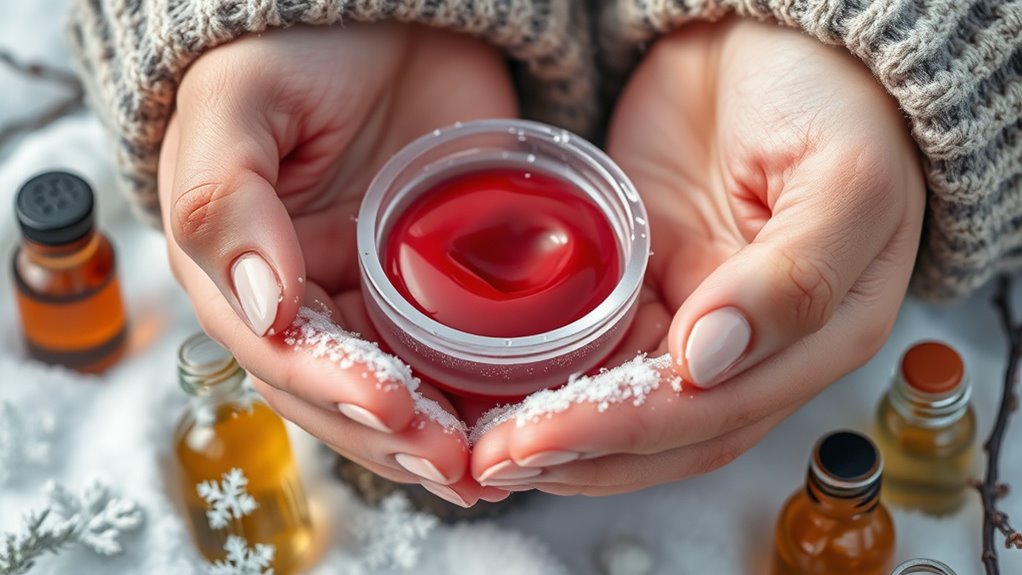 winter lip care routine