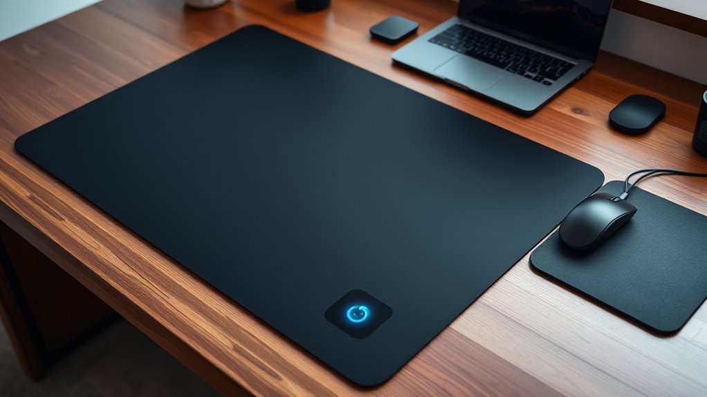 wireless charging desk mats