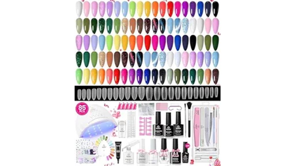 85 piece nail polish kit