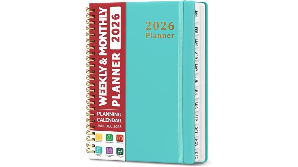 a5 spiral bound planner