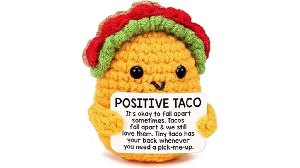 cheerful crochet taco gifts