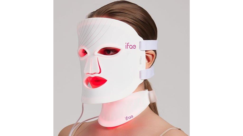 led face and neck mask