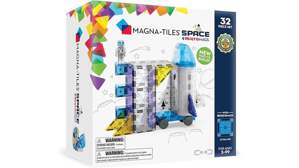 magna tiles space 32 piece