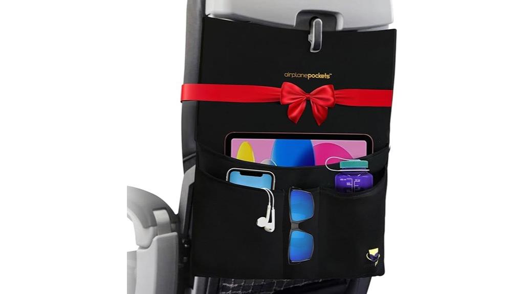 seatback travel organizer