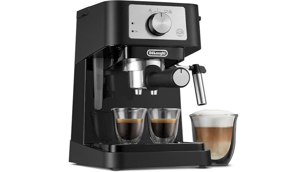 stainless steel manual espresso