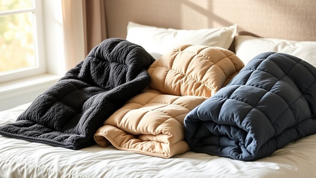 top anxiety relief weighted blankets