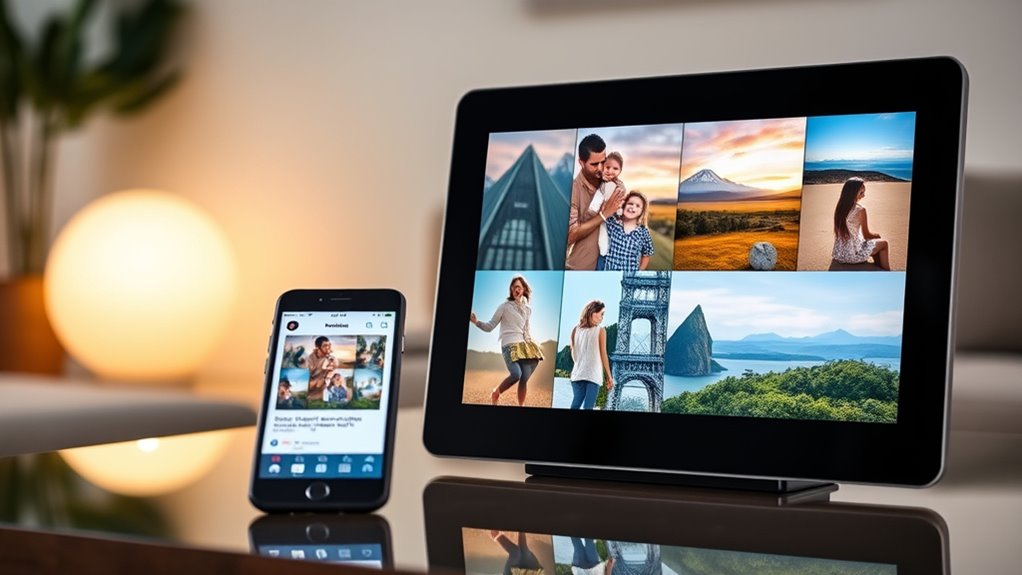 top email enabled digital frames