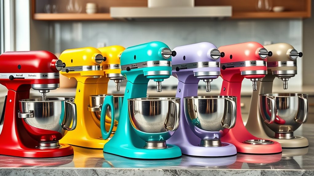 top kitchenaid color choices