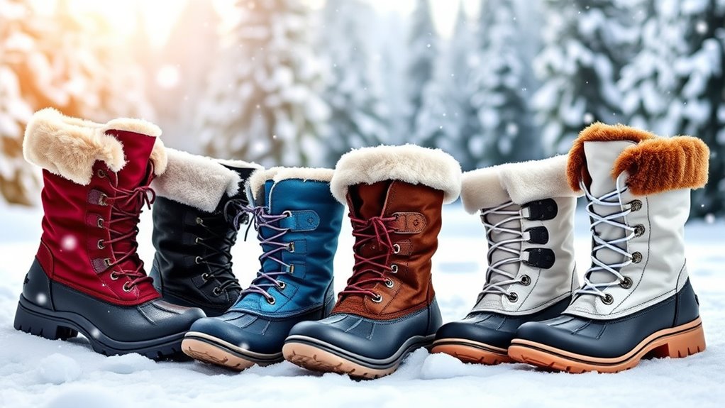 top women s waterproof snow boots