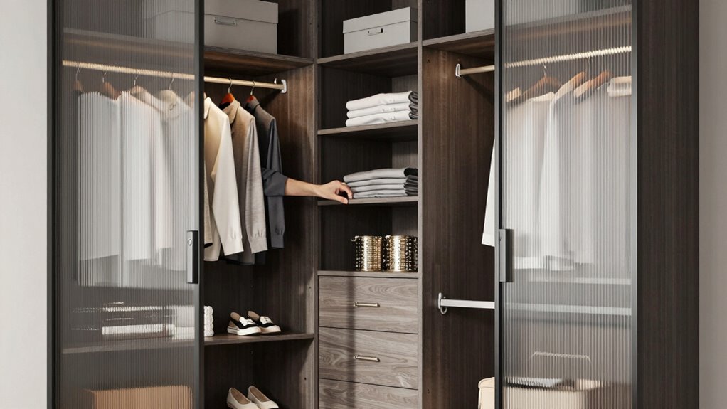 adjust closet layout regularly