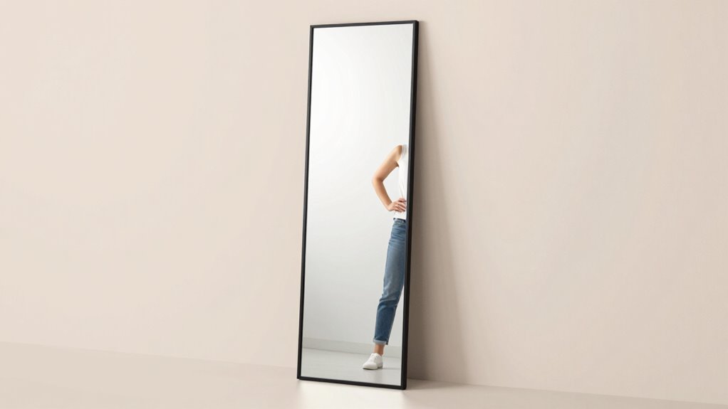 adjust mirror for full view