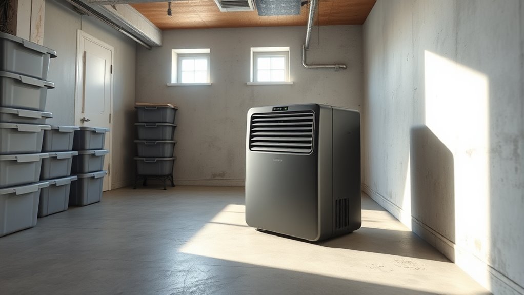 basement dehumidifier selection factors