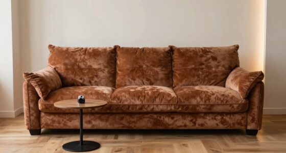 big sofas small space