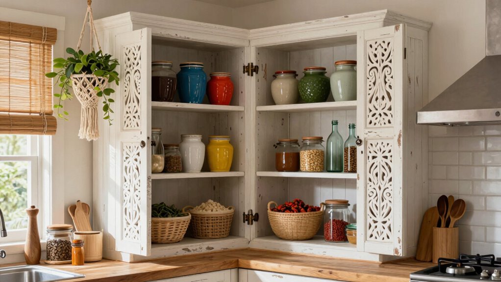 boho pantry cabinet factors
