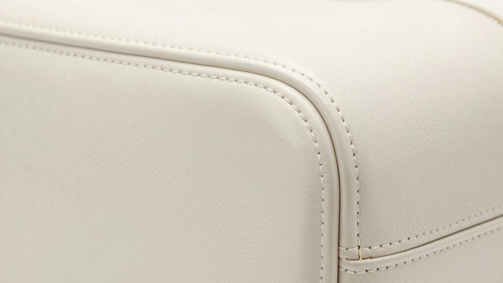 check stitching and craftsmanship