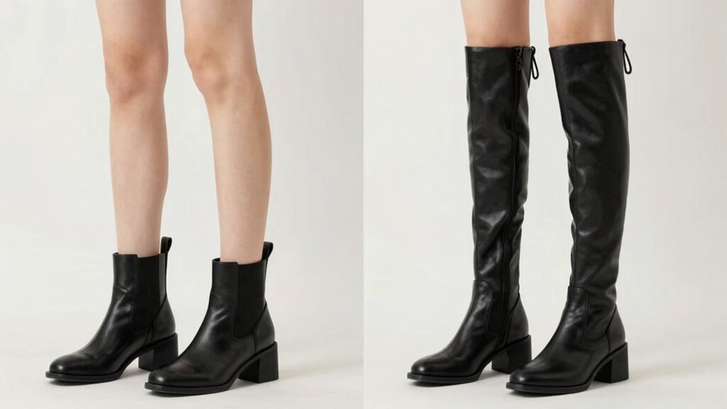 choose boots for body proportions