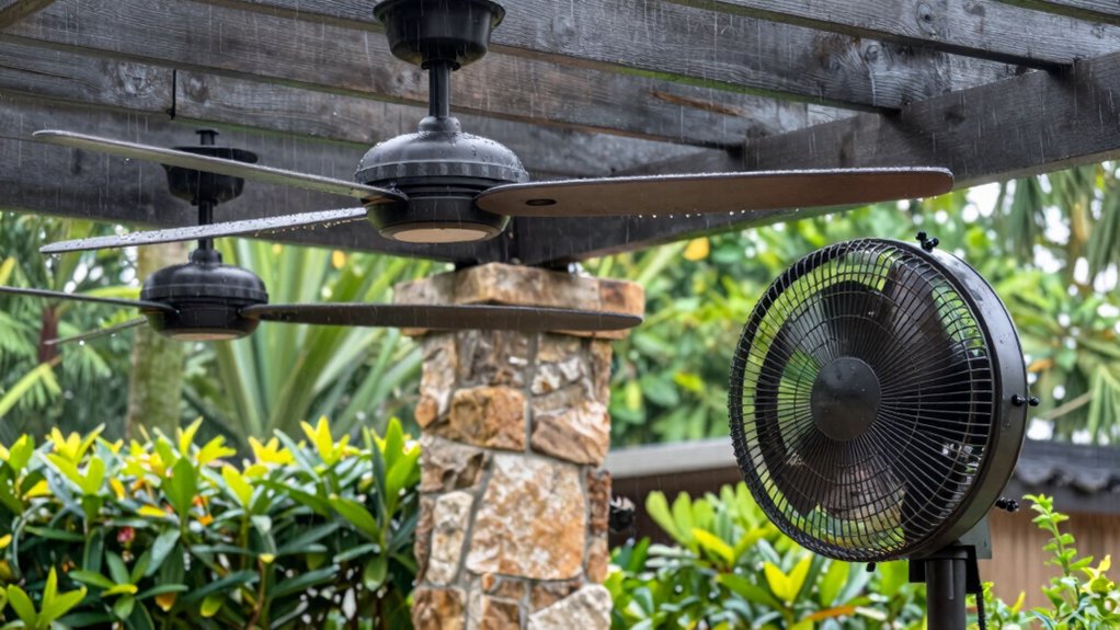 choosing weather ready outdoor fans