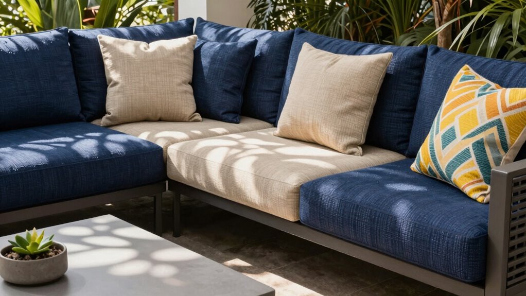 choosing weather resistant cushion fill