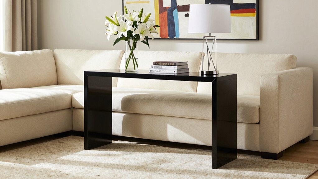 console table styling tips